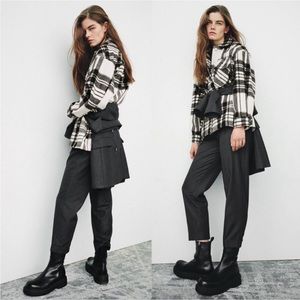 Zara plaid jacket coat